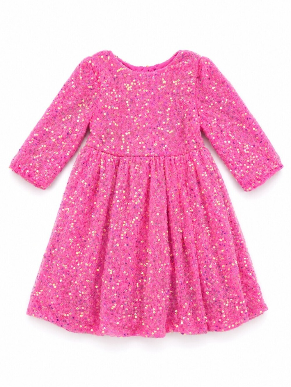 NWT Mila & Rose Hot Pink Sequin Dress Size 3T
